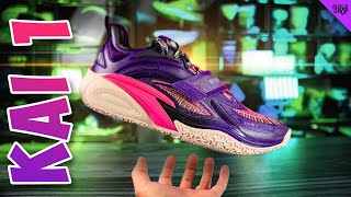 Kyries NEW SHOE Anta KAI 1 Detailed Look amp Review [upl. by Ijok775]