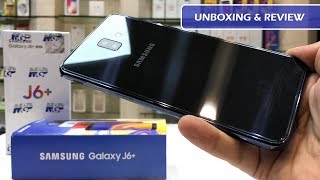 SAMSUNG GALAXY J6 PLUS BLACK UNBOXING AND OPINION [upl. by Surdna]