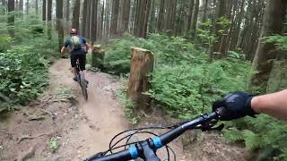 Mt Fromme BC black tech trail flopsy bunny [upl. by Durwyn]