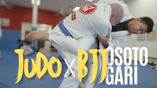 Osoto Gari Judo Throw for BJJ  Gi and NoGi  Gracie Barra Mckinney [upl. by Gabrielle]