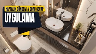 Haftalık Gündem ve Soru Cevap  Lotpixel ekibiyle Photogrammetry amp İç Mekan Banyo Uygulaması [upl. by Sheepshanks923]