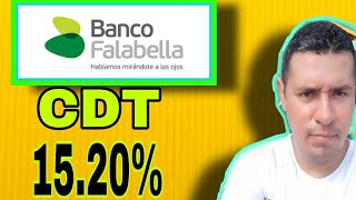 CDT BANCO FALABELLA¿EL MEJOR CDT [upl. by Oznerol]