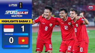 HIGHLIGHT BABAK 2 INDONESIA VS VIETNAM WORLDCUP QUALIFIERS 2026 [upl. by Ferde]