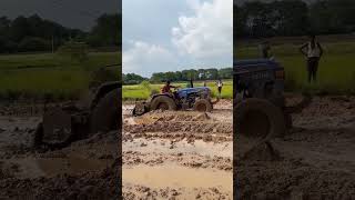 Eicher 480 4x4 power 💪 in mud viralvideo tractorlover [upl. by Eidissac]