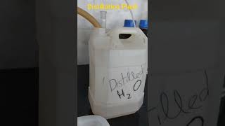 Distilled water plant preparation of Distilled water [upl. by Leamhsi]