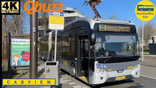 4K Qbuzz lijn 10 Station Groningen Noord  Maartenshof  2022 [upl. by Hasin842]