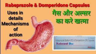 Rabeprazole sodium and Domperidone tablet capsules uses side effects dosage DRx AnupRavi [upl. by Thirza]