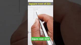 How find sqaure root of 225 by division method full Basic Concept  Jugad Speed Education [upl. by Ellehcit429]