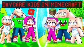 DAYCARE MINECRAFT ADVENTURES Roblox  Minecraft [upl. by Katlin]