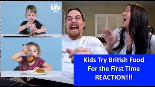 Americans React to Kids Try British Food REACTION [upl. by Cordle950]