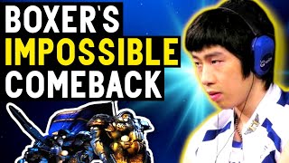 StarCraft History Boxers Finals Comeback Shocks The World [upl. by Cristin615]