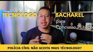 Qual curso superior fazer Tecnólogo ou Bacharel para Concurso Público [upl. by Tamarra]