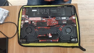 ASUS ZEPHYRUS M16 TEARDOWN UPGRADE RAM SSD DETAIL [upl. by Semyaj]