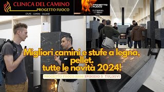 Migliori camini e stufe a legna o pellet Progetto fuoco 2024 tutte le novità Tulikivi pt 5 [upl. by Yttik]