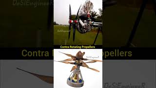 Contra Rotating Propellers automobile mechanical shortsfeed shortvideo shorts DeSiEngineeR [upl. by Wichern]