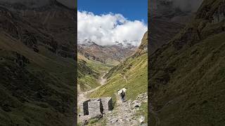 View point pindari glacier Trek pindariglacier mountains glacier camping nature [upl. by Engapmahc]