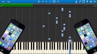 iPHONE RINGTONES IN SYNTHESIA [upl. by Hausner160]