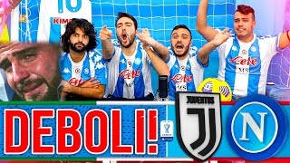 😡DEBOLI JUVENTUS 20 NAPOLI  FINALE SUPERCOPPA LIVE REACTION TIFOSI NAPOLETANI HD [upl. by Nile]