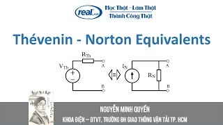 MẠCH ĐIỆN  Phương pháp ThéveninNorton ThéveninNorton Equivalents [upl. by Sisson]