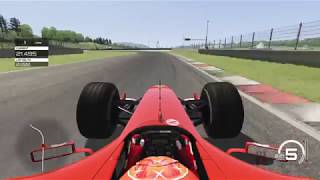 Assetto Corsa PS4  Ferrari F2004 Michael Schumacher  Mugello GP  70th Anniversary DLC [upl. by Rialcnis]