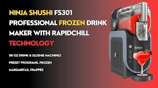 Ninja Slushi FS301 Professional Frozen Drink Maker with RapidChill Technology  Review [upl. by Valsimot]