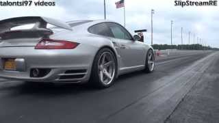 4000Hp of 997 Porsche racing DOR vs GTR Vette amp more [upl. by Llenhoj]