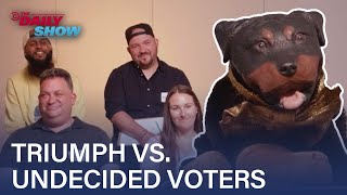 Triumph the Insult Comic Dog Unloads on Undecided Voters  The Daily Show [upl. by Elladine942]