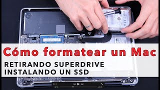 CÓMO FORMATEAR UN MAC  AMPLIACIÓN CON SSD INCLUIDA [upl. by Loria]