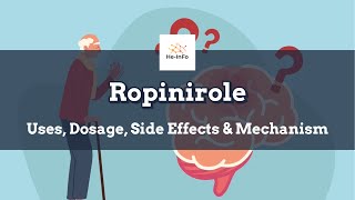 ropinirole  Uses Dosage Side Effects amp Mechanism  Requip [upl. by Arehs600]