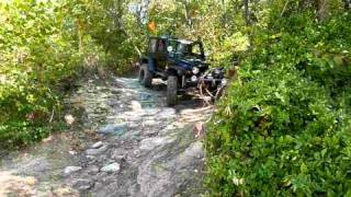 Rubicon Express Long Arm TJ on 35s at Badlands Attica Indiana [upl. by Four541]