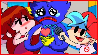 HUGGY WUGGY IS NOT A MONSTER Poppy Playtime amp Friday Night Funkin Animation [upl. by Aremihc544]