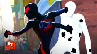 SpiderMan Across the SpiderVerse 2023  Miles vs The Spot Funny Fight Scene  Movieclips [upl. by Damali638]