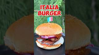 Italia Burger Recipe Preview Italian Cheeseburger [upl. by Hulda]