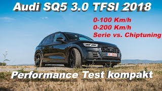 Audi SQ5 30 TFSI 2018  Beschleunigung amp Leistungsmessung [upl. by Nayllij26]