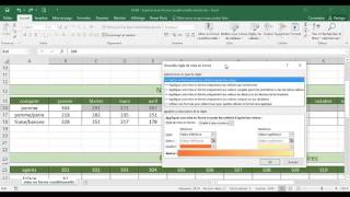 Excel  2 Opérationnel  Cours Mise en forme conditionnelle simple [upl. by Saiasi938]