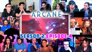 ARCANE Season 2 Episode 4 Reaction Mashup  Paint the Town Blue [upl. by Amhsirak876]