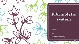 fibrinolytic system [upl. by Enylorac]