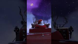 POV Santa Claus is making a test flight preparing his reindeer for the big day 🌟 [upl. by Anidem]