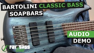 Bartolini Classic Bass Soapbar Pickups Demo [upl. by Yniattirb64]