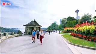 🔴 Niagara Falls LIVE  September 20 2024  Walk from Oak Garden Theatre to Niagara Falls Canada [upl. by Japha]