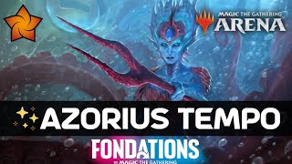 ⚪️🔵 AZORIUS TEMPO BO3  Foundations  MTGFoundations  MTG Arena  Magic The Gathering [upl. by Wing22]