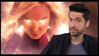 CAPTAIN MARVEL  Brie Larson  Marvel Studios  Trailer Reaction [upl. by Magnolia878]