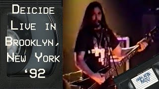 Deicide Live in Brooklyn New York March 10 1992 FULL CONCERT [upl. by Rednaxela950]