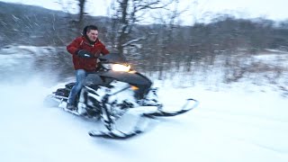 SNOWMOBILING IN OKOBOJI WINTER GAMES amp DITCH BANGING  SUNDAY FUNDAY [upl. by Metsky428]