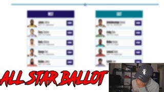 My 2019 NBA All Star Game Ballot so far [upl. by Cirek417]