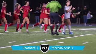 Girls Soccer Chatham vs Mechanicville [upl. by Ramah]