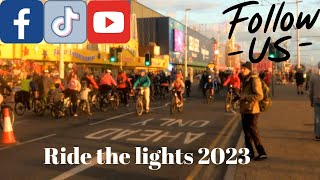 Ride the Lights blackpool promenade 2023 [upl. by Eirahcaz]