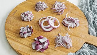 How to Cut an Onion 6 Different Ways [upl. by Itnuahsa526]