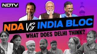 Election 2024 India  What Delhi Voters Think About The NDA vs INDIA Bloc Battle [upl. by Kylstra562]