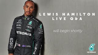 PETRONAS Motorsports Live QampA with Lewis Hamilton at Expo 2020 Dubai [upl. by Crompton]